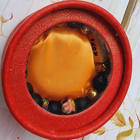 Authentic African men's beads bracelet elastic - Picture 11 of 11